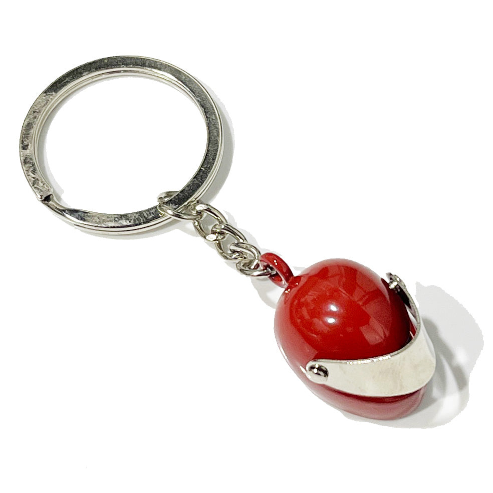 Motorcycle Helmet Keychain Red Motorcycle Helmet Keychain Red
