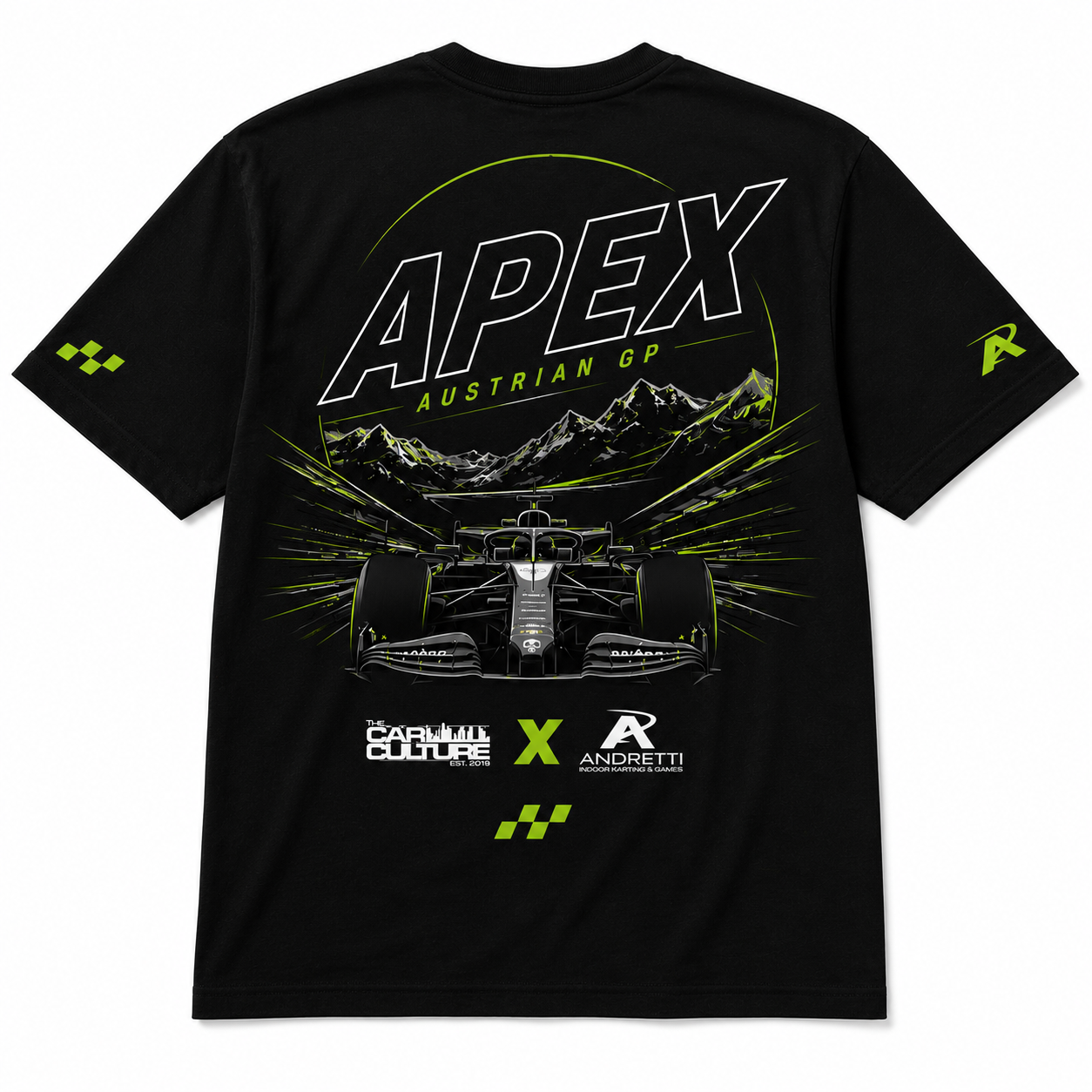 TCC x Andretti APEX Event Shirt back