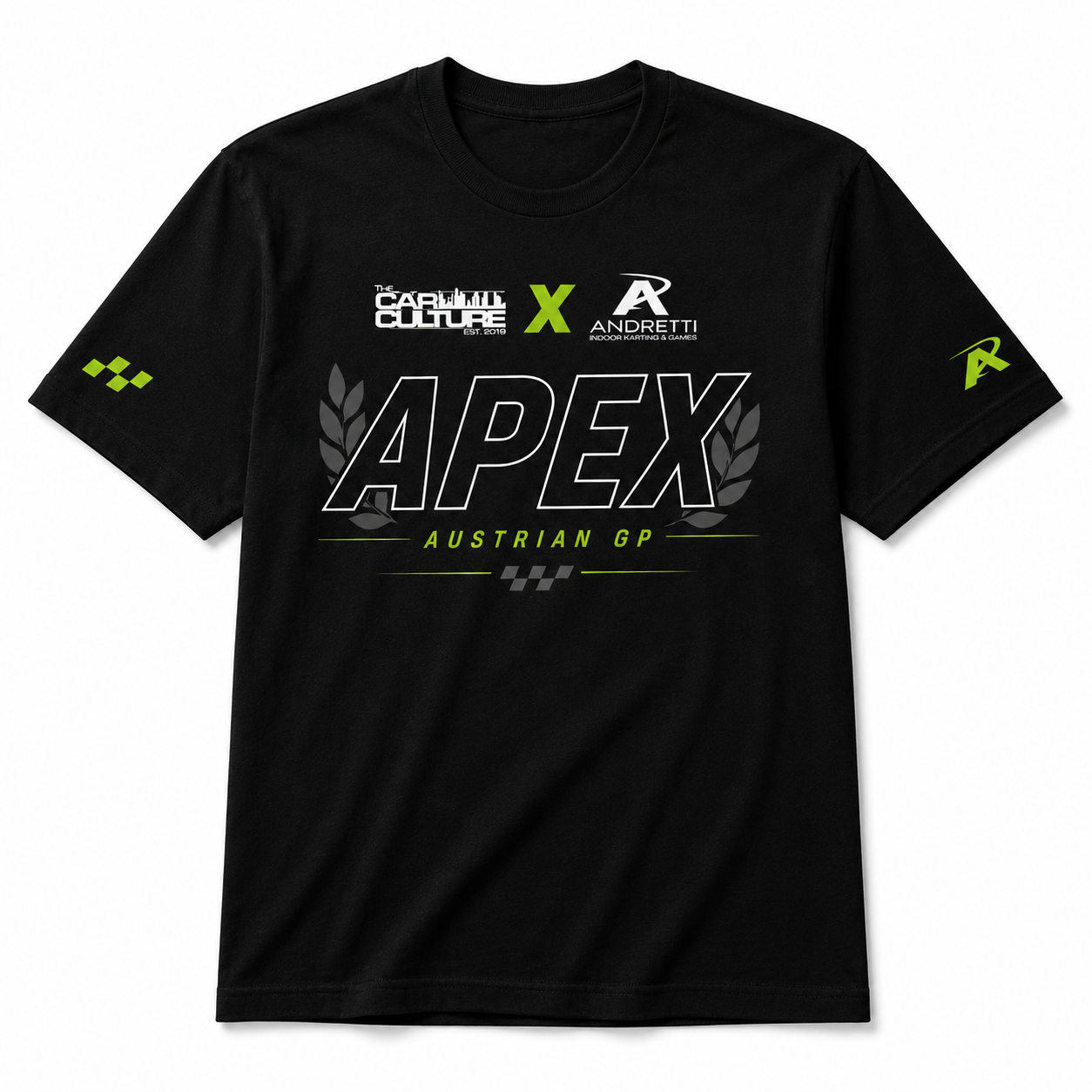 TCC x Andretti APEX Event Shirt front